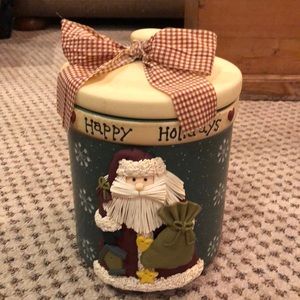 Santa cookie jar